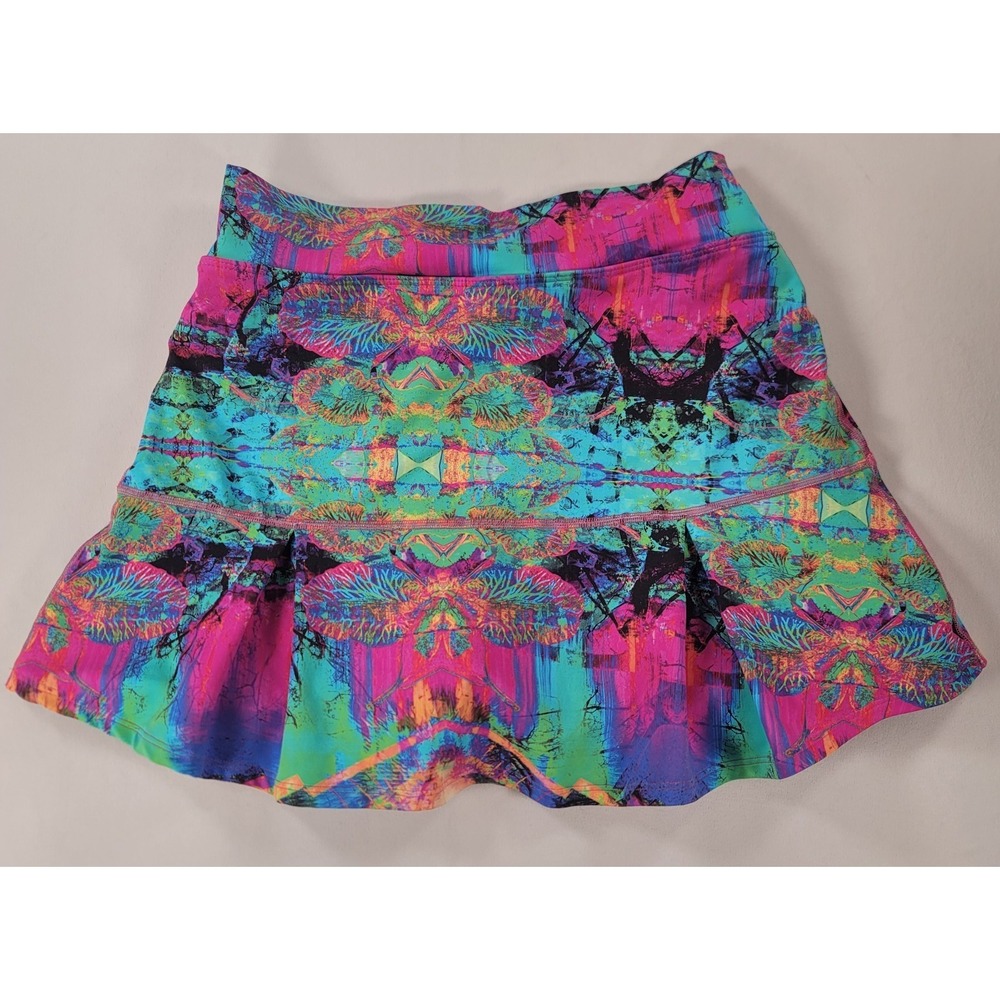 Donajo Women's‎ Athletic Skort Size 2 Colorful Printed Tennis Golf Skirt